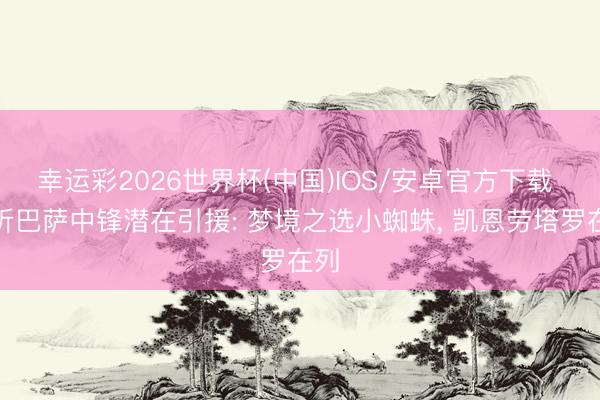幸运彩2026世界杯(中国)IOS/安卓官方下载 分析巴萨中锋潜在引援: 梦境之选小蜘蛛， 凯恩劳塔罗在列
